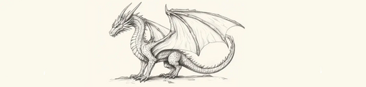 Dessin de dragon dans un livre